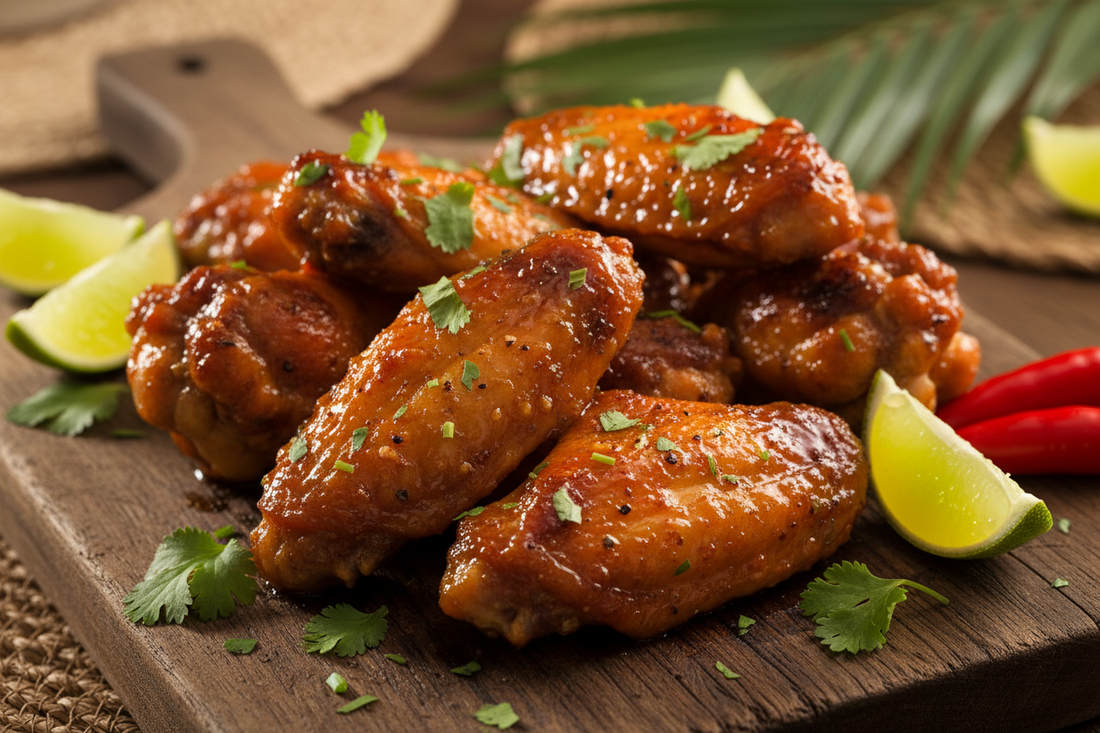 Authentic Jerk Chicken Wings with Brown Sugar Jerk Marinade