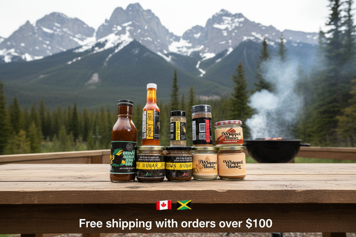 Condiments at mountain - desktop optimized