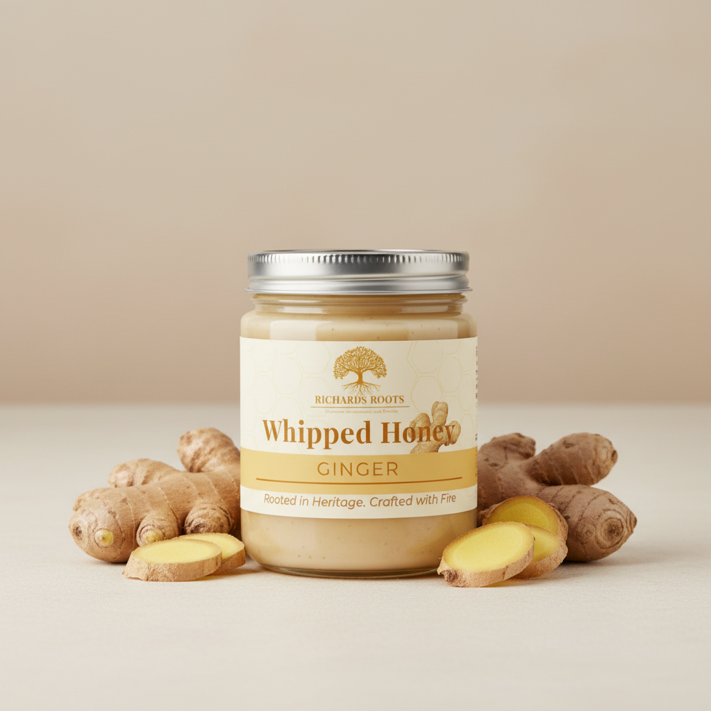 Ginger Whipped Honey Individual Shot