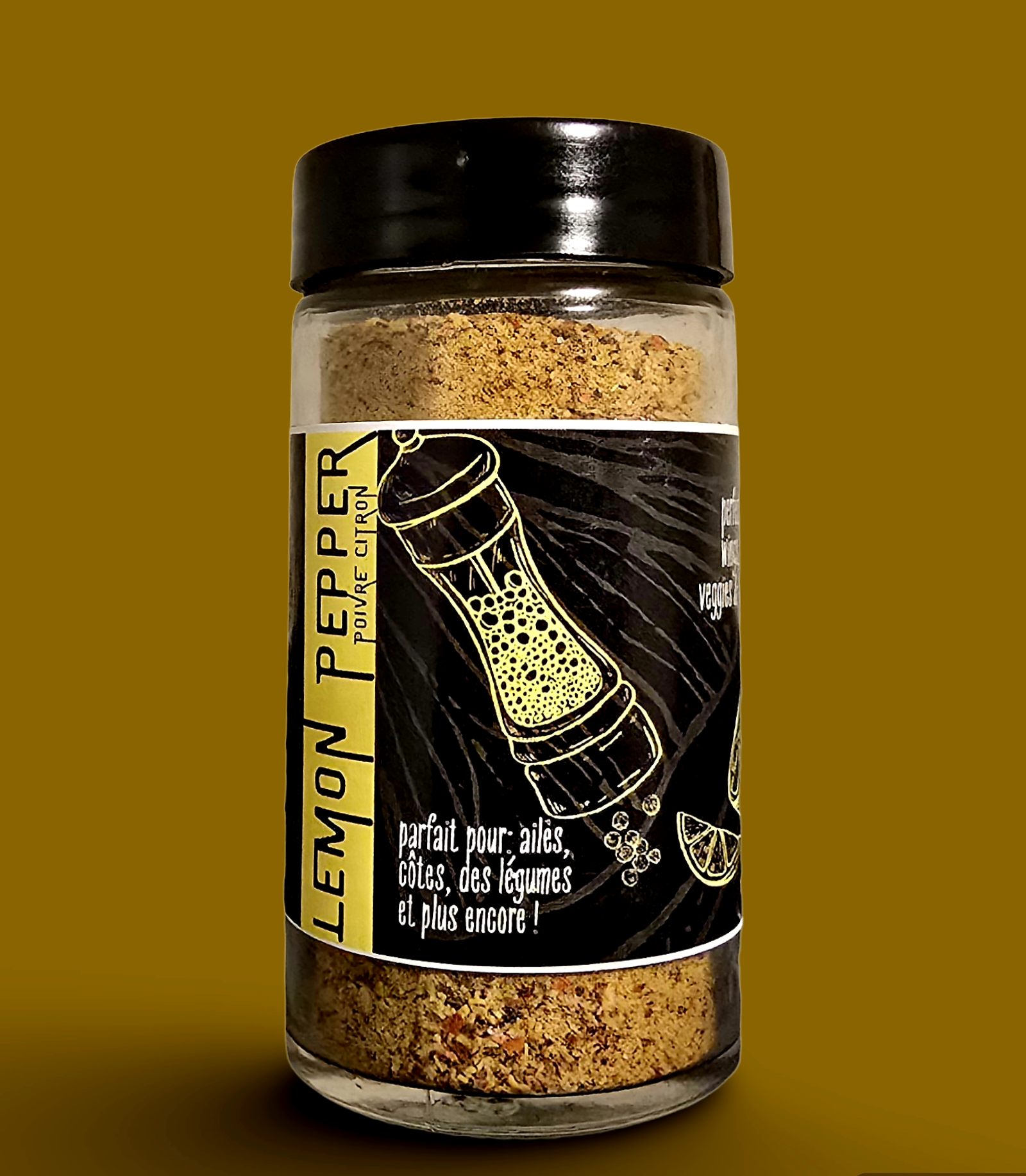 Grilling: Sprinkle generously on chicken, fish, or shrimp before and after grilling for a zesty, flavourful crust.

Roasting: Add to roasted vegetables, potatoes, or meats for a burst of fresh flavour.

Salads: Use as a seasoning for salads or mix with olive oil and vinegar to create a tangy salad dressing.

Everyday Cooking: Enhance the flavour of pasta, rice, and egg dishes with a sprinkle of Zesty Lemon Pepper Seasoning.

Marinades: Mix with olive oil and lemon juice to create a quick and delicious 